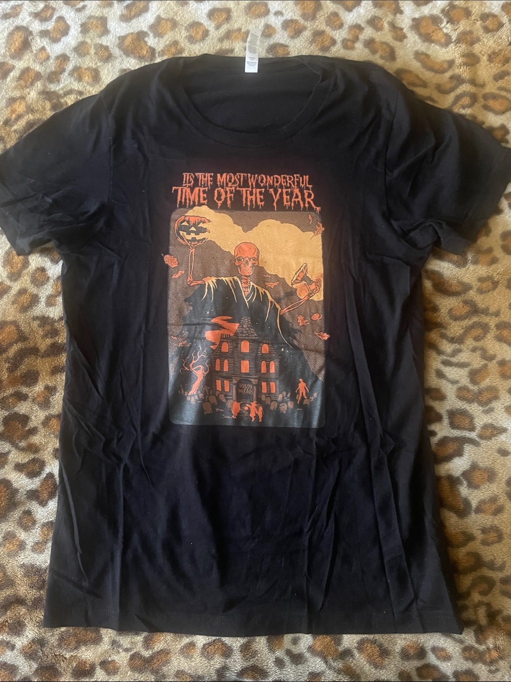 Bella Canvas Black Tee Celebrating Hallows Eve